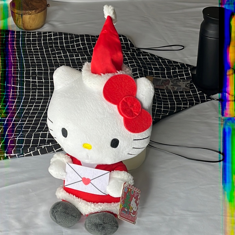 Hello Kitty Holiday 2021 plush postal rare collectible NWT